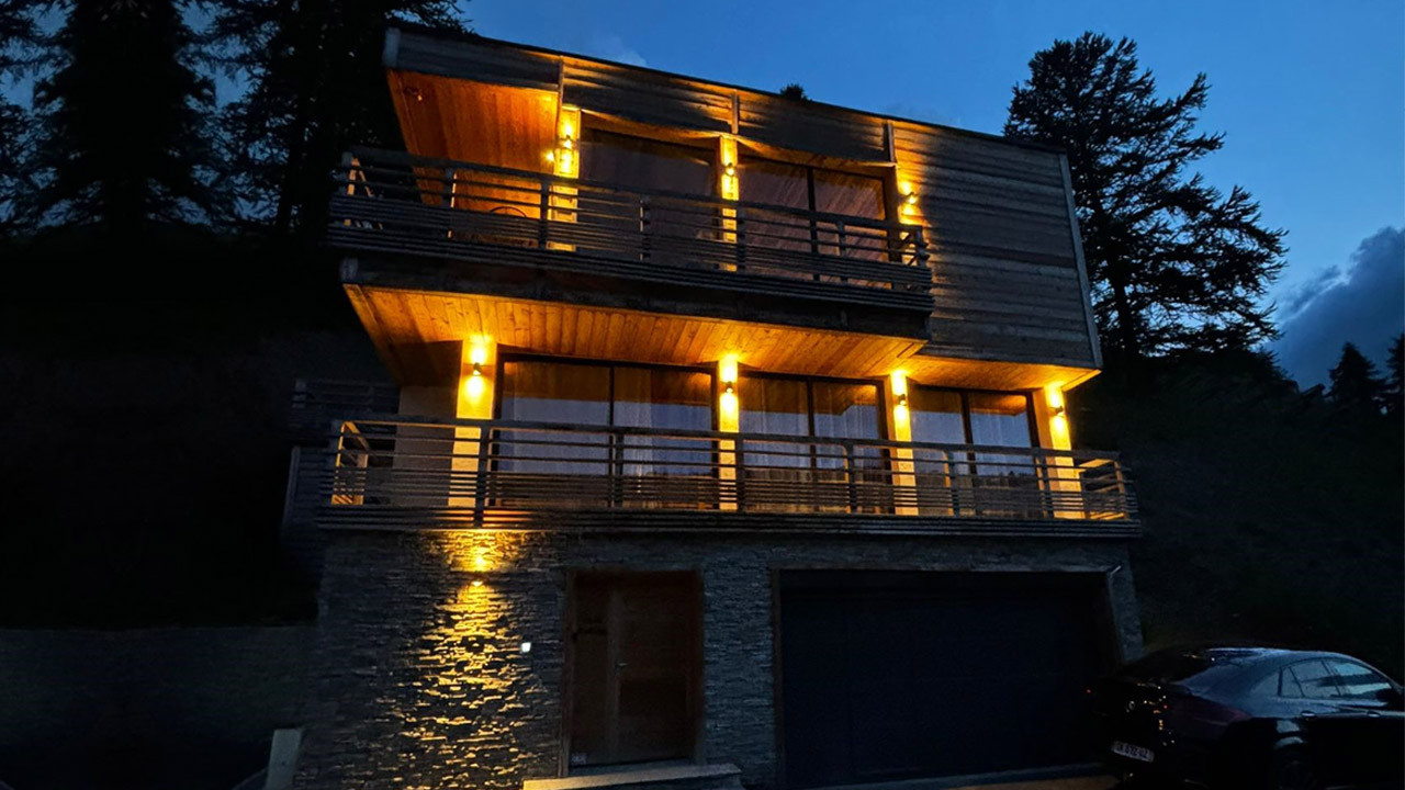 Le chalet de nuit